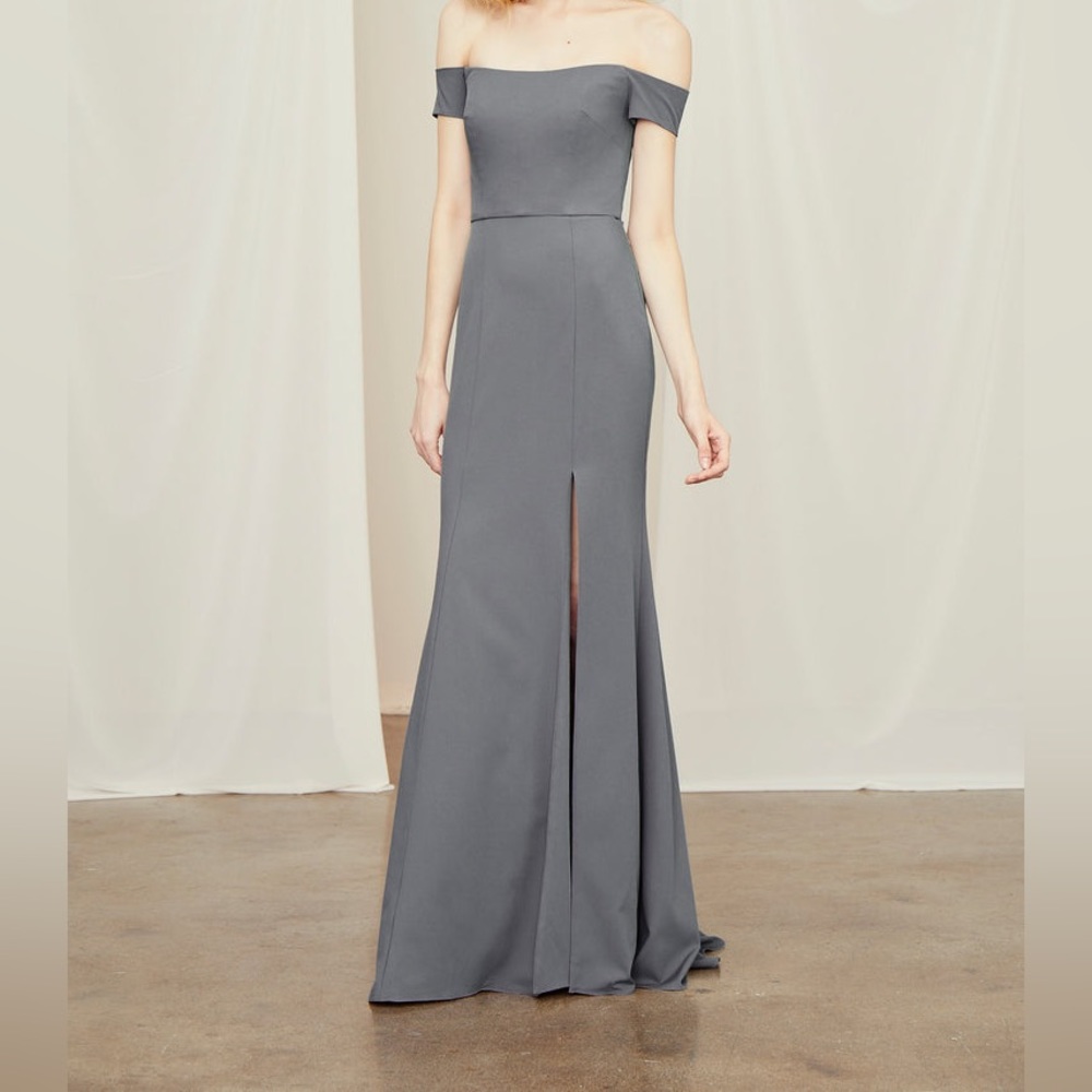 Amsale BLACK Eden dress size 8 - Picture 2 of 9